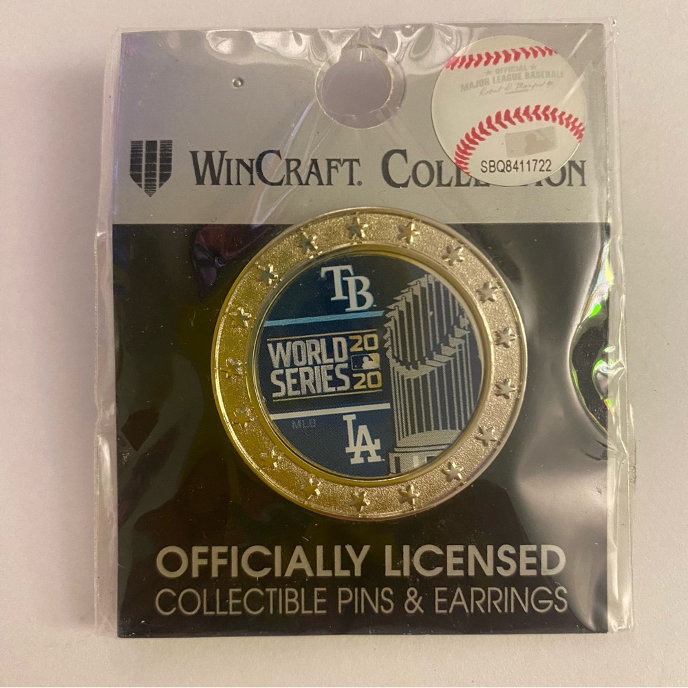 WinCraft Dodgers World Series 2020 Collectible Pin Dueling NWT